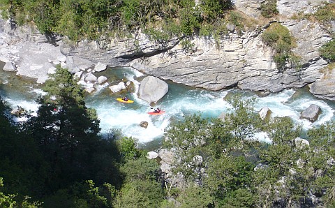 Wildwassertour zur Durance vom 16. Juli – 27. Juli 2007